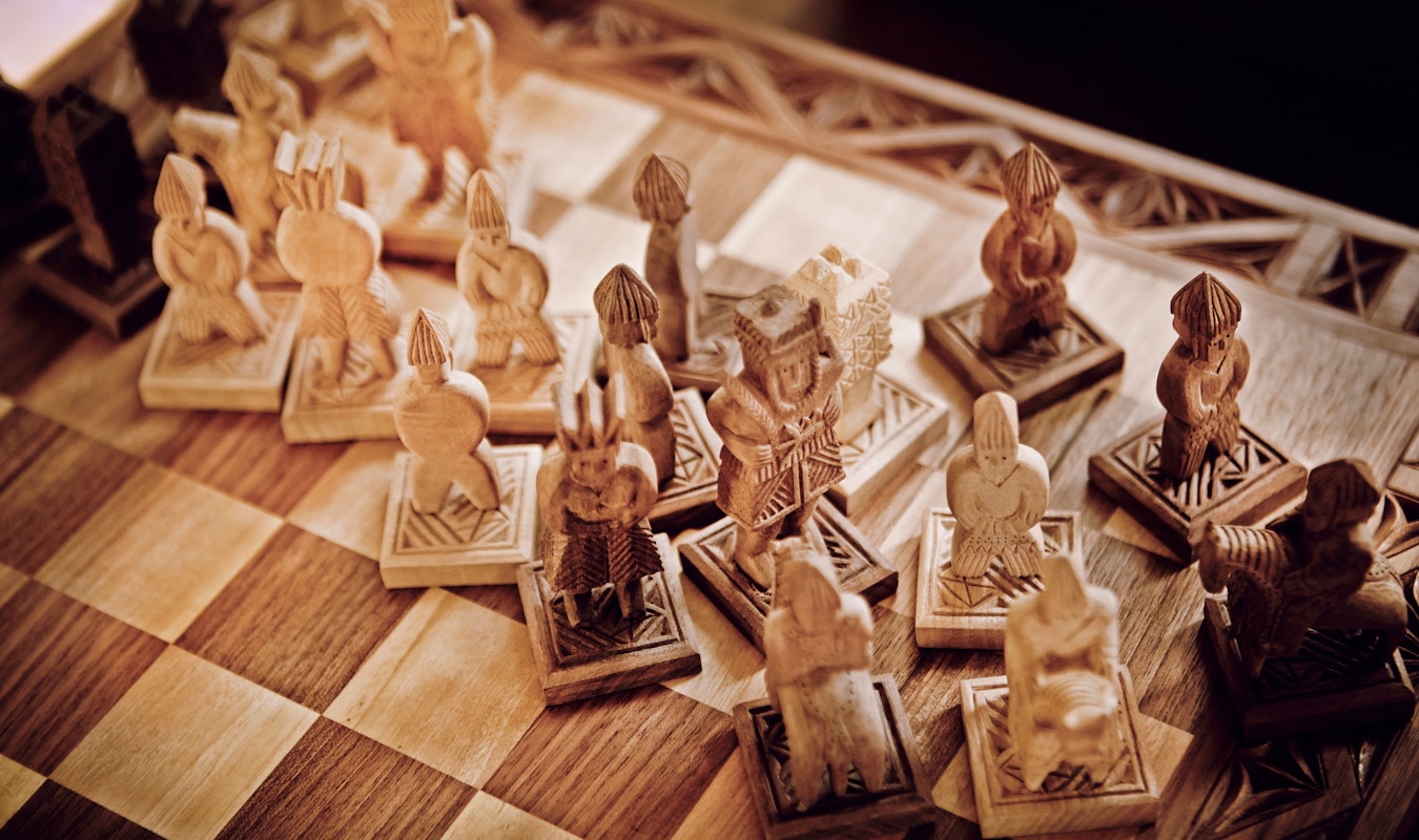 Carved chess pieces slide 3